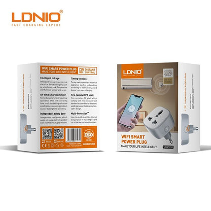 LDNIO SCW1050 2500W 10A Conversion Tuya Socket Plug Wireless Control Wifi Smart Home Power Socket