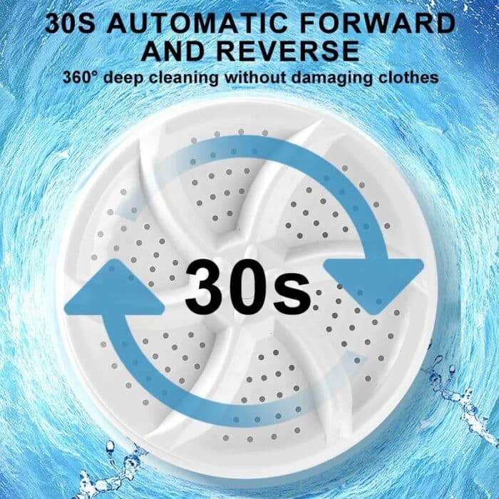 3 In 1 Mini Washing Machine Portable Rotating washer