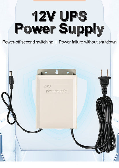 Compact 12V Mini UPS – 3600mAh Backup for Home & Office Devices